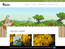 Tablet Screenshot of gartengnom.net